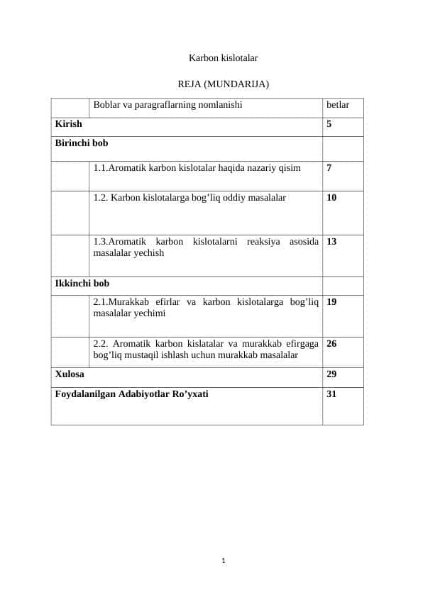 Karbon kislotalar