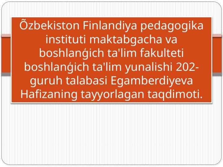 Elektron ta’lim muhitida bo‘lajak boshlang‘ich o‘qituvchilarining mantiqiy tafakkurini rivojlantirishning dasturiy metodik tizimi T.pptx