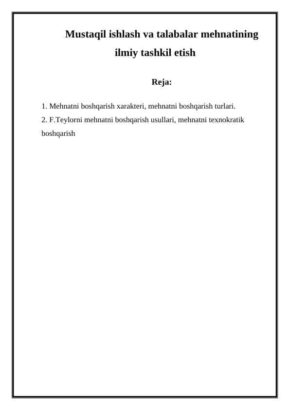 Metamorfik tog’ jinslari bilan namunada tanishish vatavsifini yozish
