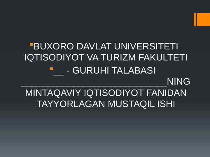 TOSHKENT SHAXRI