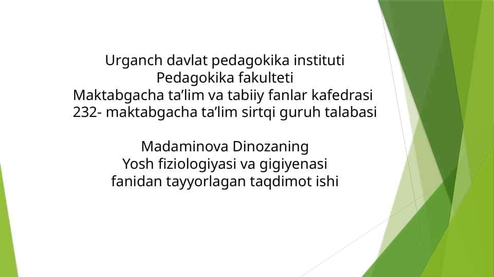 Simpatik va parasimpatik nerv tizimi.Ontagenezda rivojlanishi