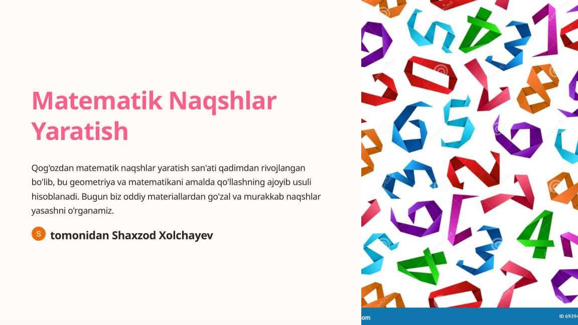 Matematik Naqshlar Yaratish