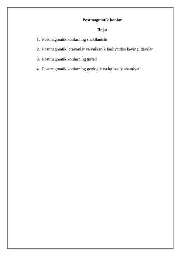 Postmagmatik konlar