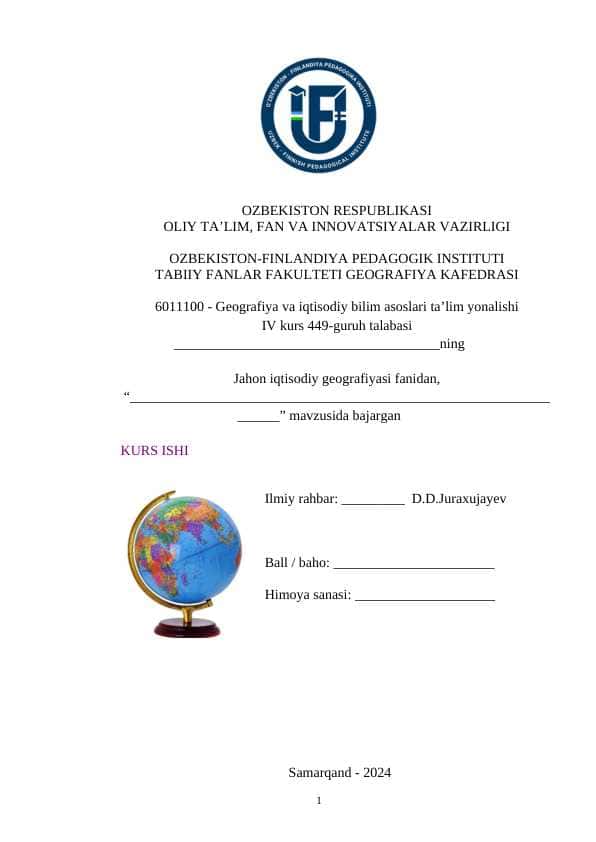 Global muammolar