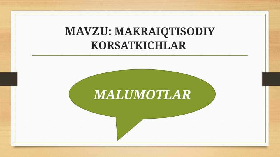MAKRAIQTISODIY KORSATKICHLAR