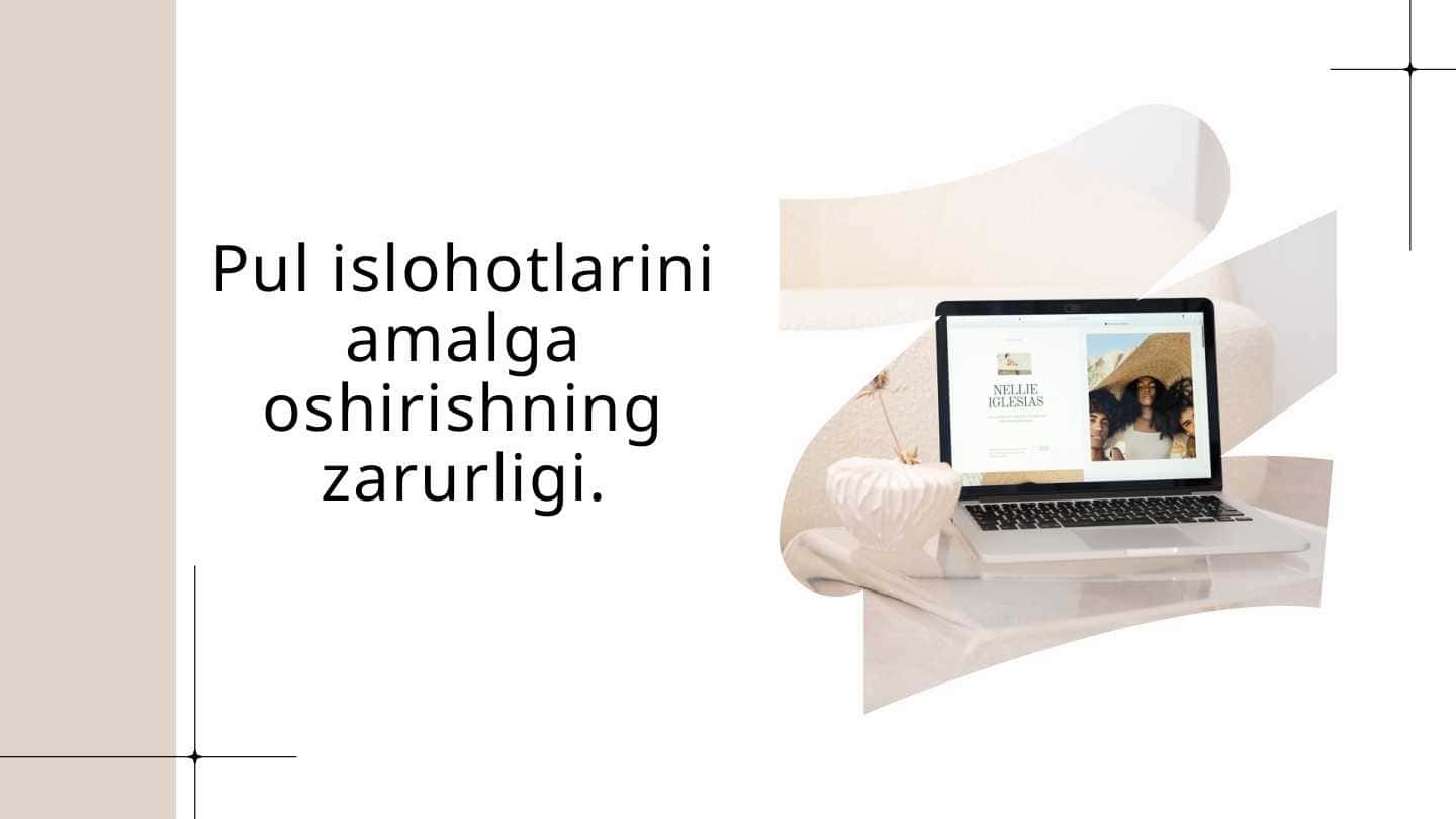 Pul islohotlari