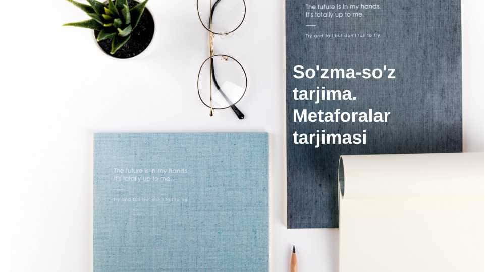 So'zma-so'z tarjima. Metaforalar tarjimasi