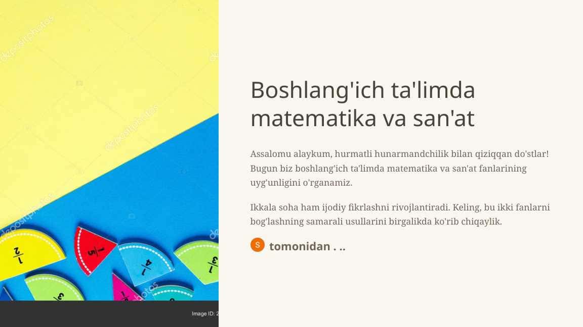 Boshlang'ich ta'limda matematika va san'at
