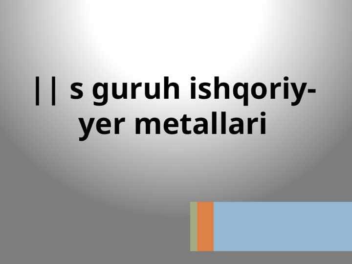 Ishqoriy yer metallari
