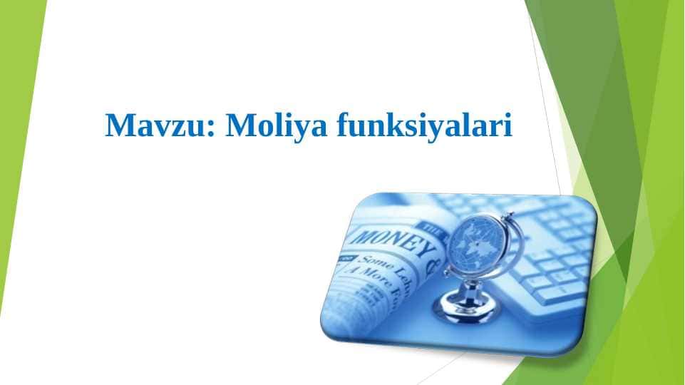 Moliya funksiyalari