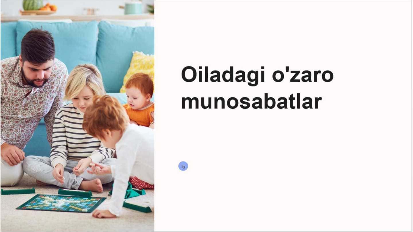 Oilaviy munosabatlar