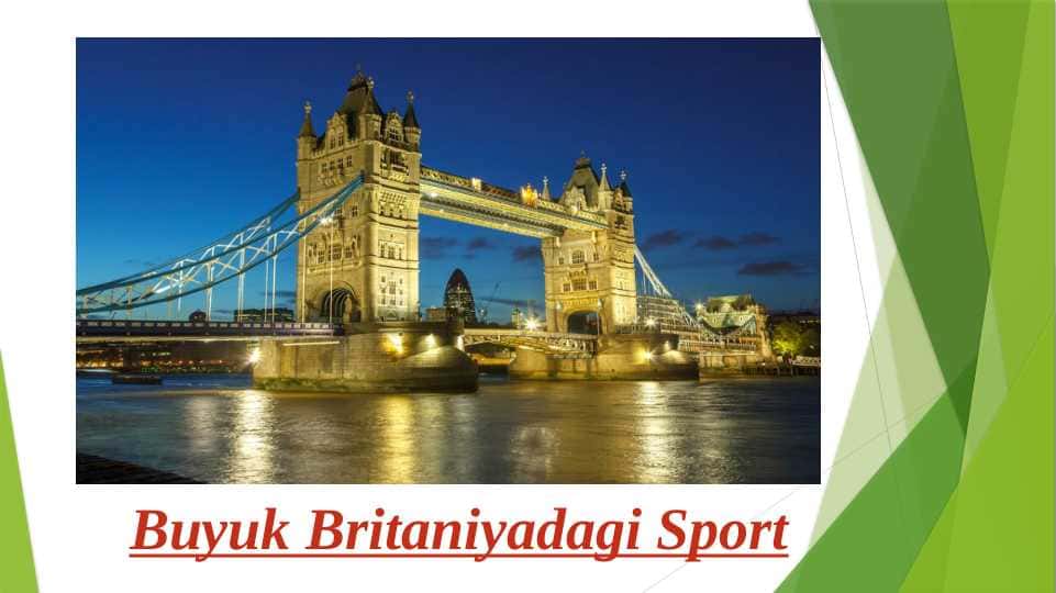 Buyuk Britaniyadagi Sport