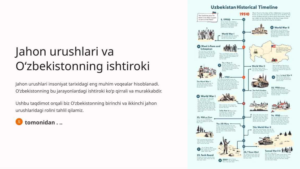 Jahon urushlari va Oʻzbekistonning ishtiroki