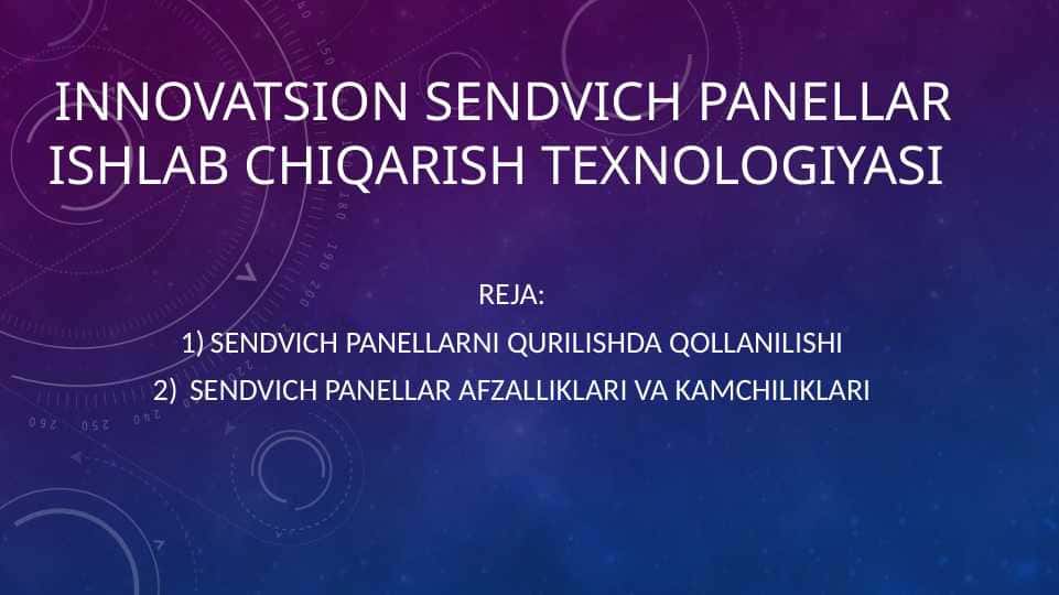 Sendvich panellar ishlab chiqarish