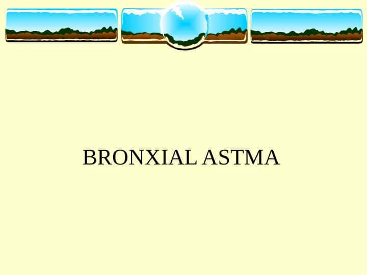 Bronxial astma