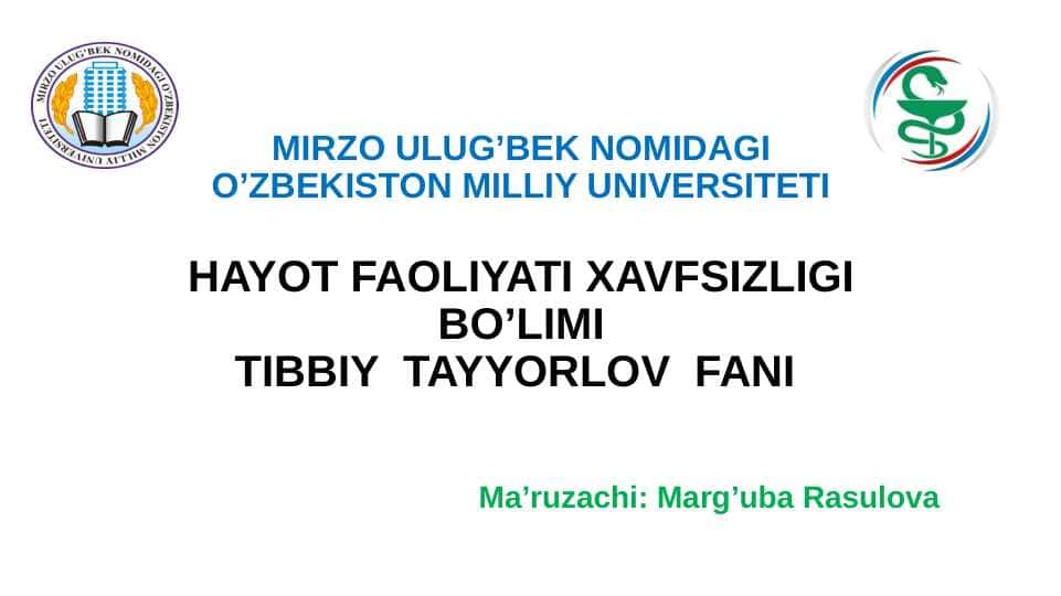 Ochiq va yopiq shikastlanishlar. Ezilish sindromi.