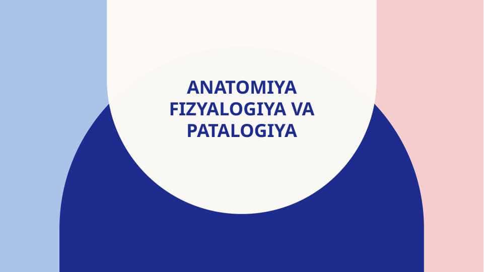 Anatomiya fizyalogiya va patalogiya