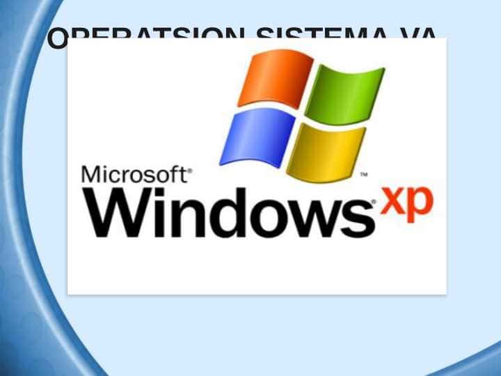 OPERATSION SISTEMA VA ULARNING TURLARI.