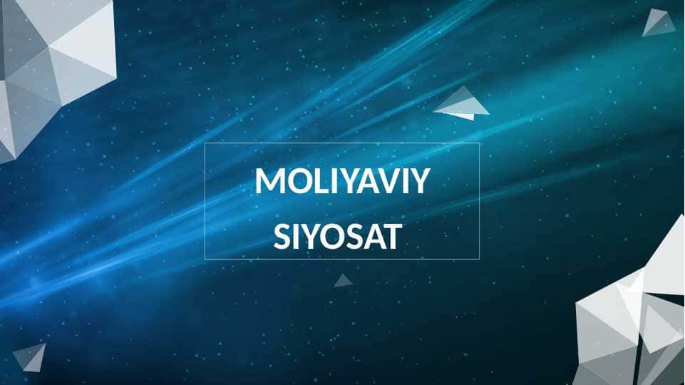 MOLIYAVIY SIYOSAT pptx