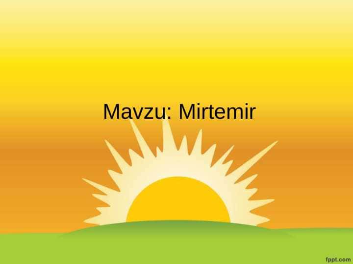 Mirtemir