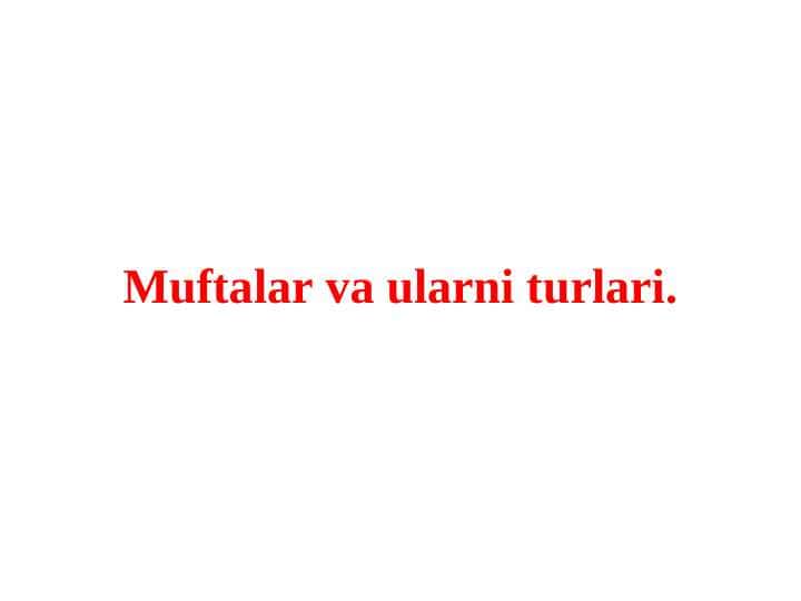 Muftalar