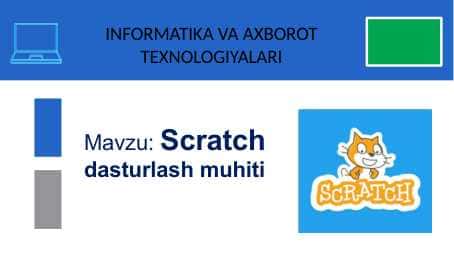 Scratch dasturlash muhiti