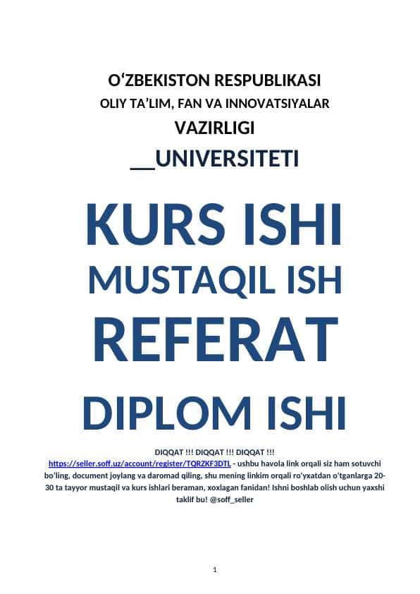 Allomalarimiz asarlarida barkamol insonni tarbiyalash g`oyalari