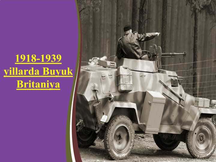 1918-1939 yillarda Buyuk Britaniya