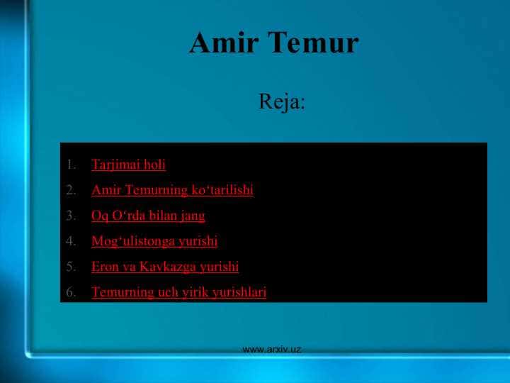 Amir Temur