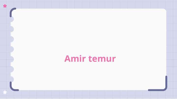 Amir temur