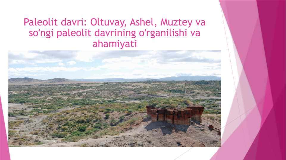 ARXEOLOGIYA FANIDAN TEMIR DAVRI MAVZUSIDAGI TAQDIMOTI