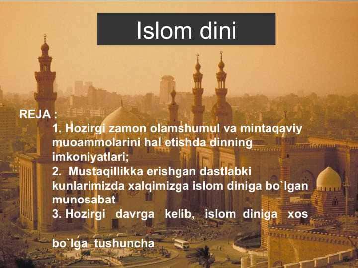 Islom dini