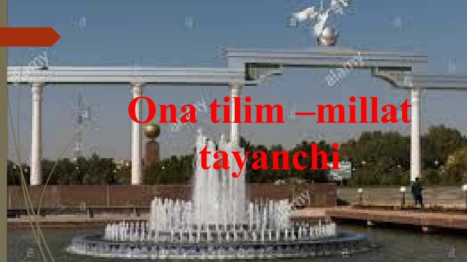 Ona tilim millat tayanchi