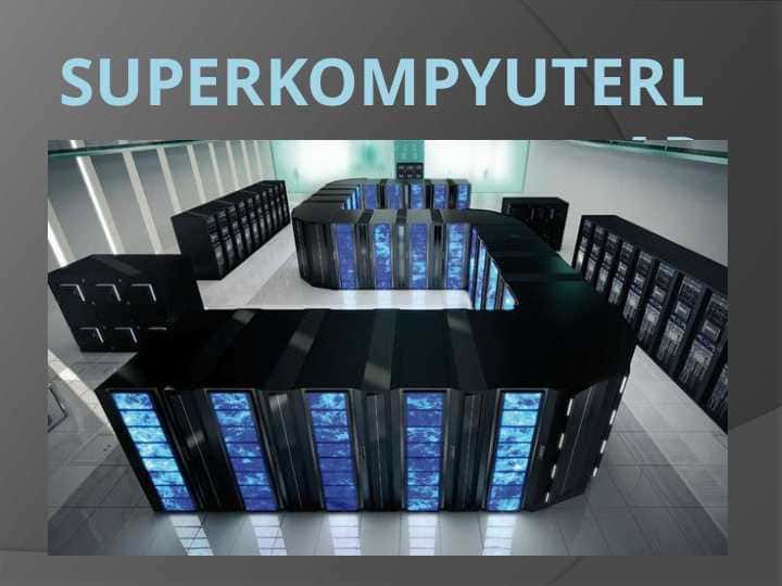 superkompyuterlar