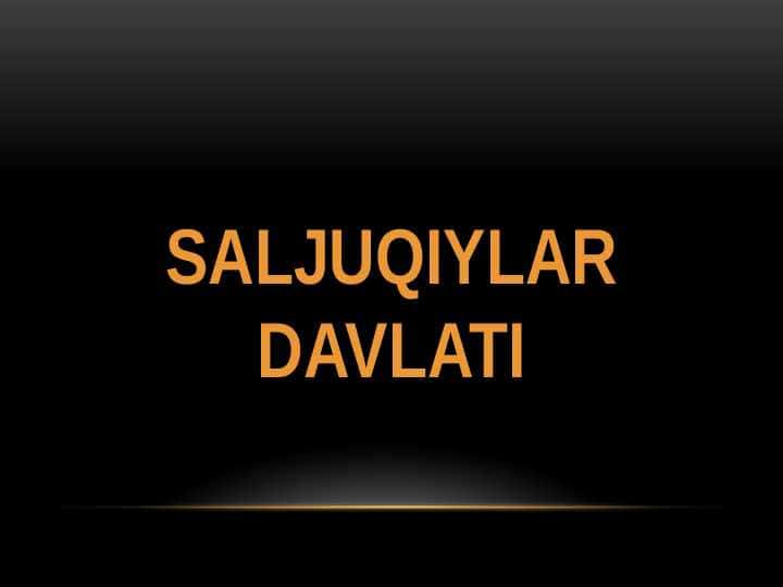 Saljuqiylar davlati