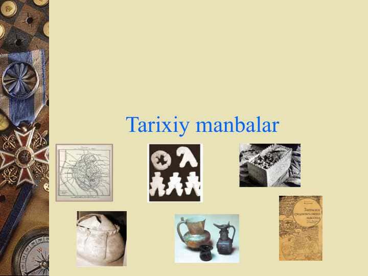 Tarixiy manbalar