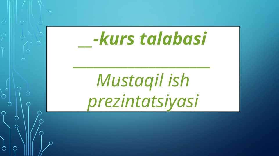 Kibermakon, Kiberterrorizm, kiberZo’ravonlik (kiberbulling) tushunchalarining mohiyati