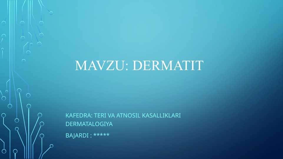 Dermatit - Дерматит