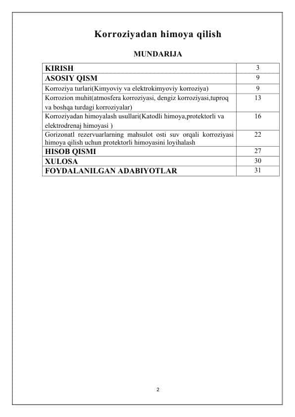 Korroziyadan himoya qilish