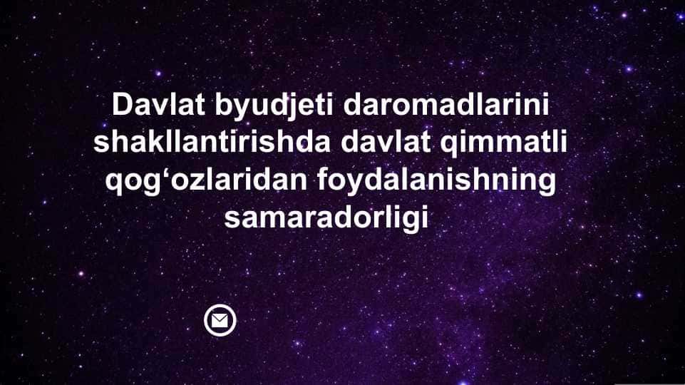 Davlat byudjeti daromadlarida egri soliqlarni o’rni va ularni