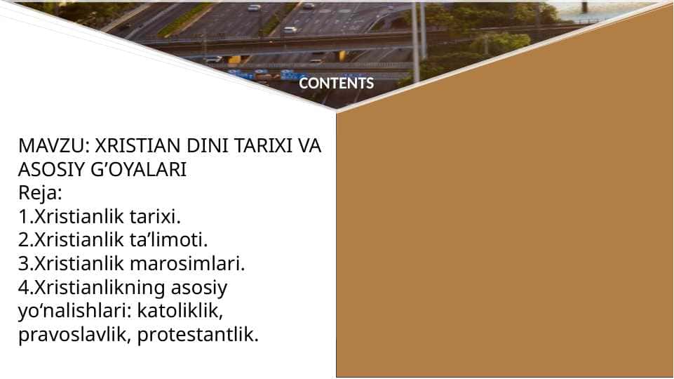 XRISTIAN DINI TARIXI VA ASOSIY G’OYALARI