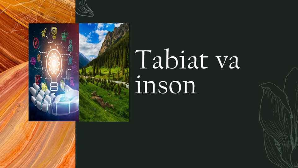 Tabiat va inson