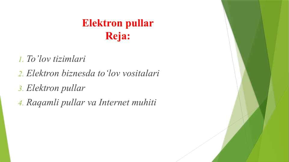 Elektron pullar