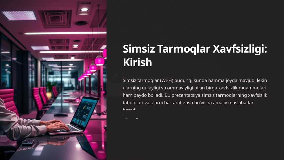 Simsiz tarmoqlar xavfsizligi
