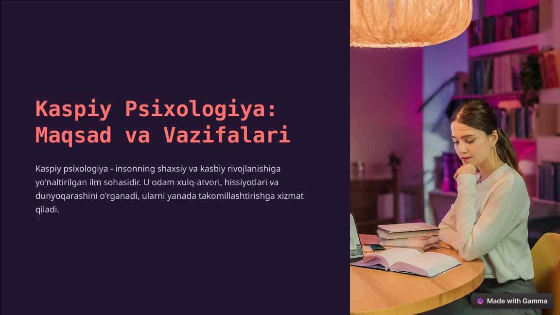 Kaspiy Psixologiya