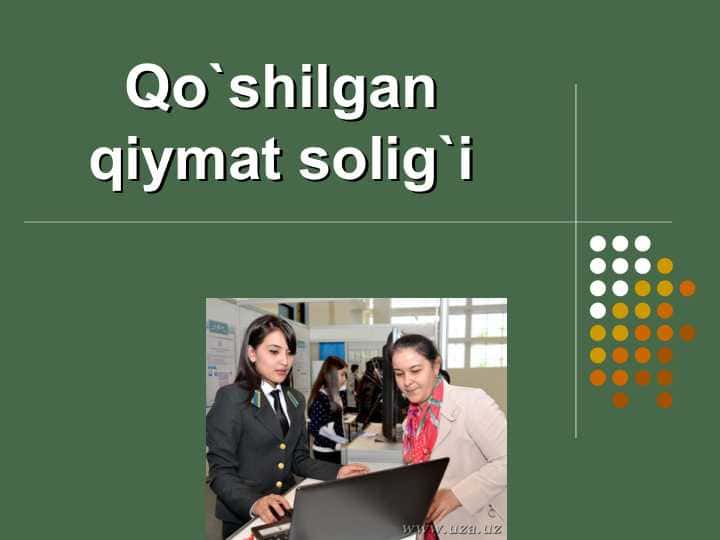 Qo`shilgаn qiymat solig`i