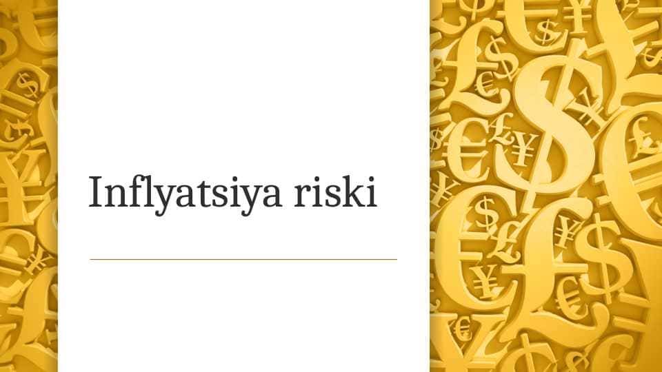 Inflyatsiya riski