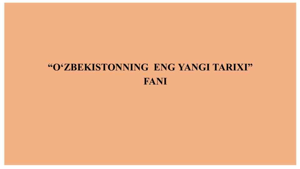 О‘zbekiston Respublikasidagi ijtimoiy o`zgarishlar