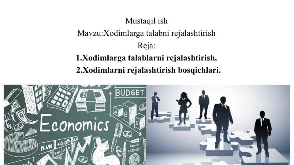 Xodimlarga talabni rejalashtirish