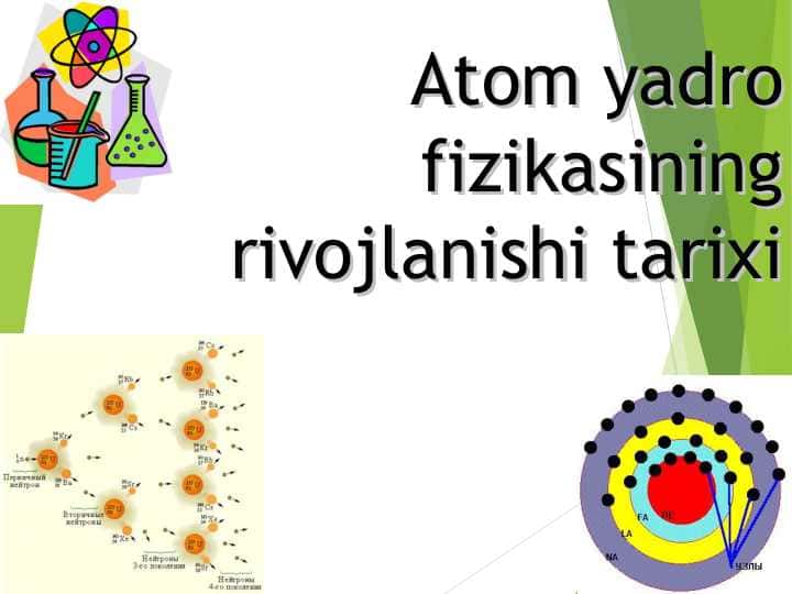 Atom yadro fizikasining rivojlanishi tarixi
